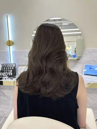 カラー 韓国ヘア🇰🇷艶 カラー/sakuraのヘアスタイル