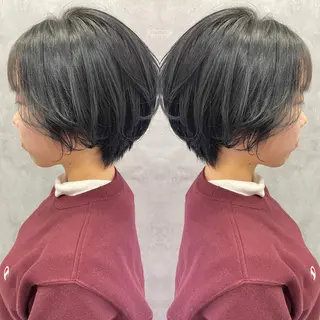 ショート StellA所属・アートディレクター ワダヒサノリのヘアスタイル