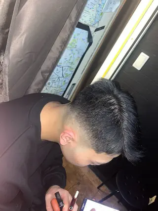 ショート メンズ Rey hair 新中野所属・レイヘア コウキのヘアスタイル