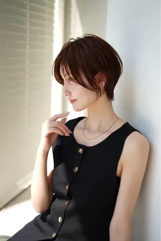 ショート カラー 加賀 千聖 /soigneのヘアスタイル