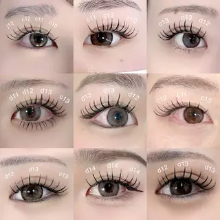 マツエク・マツパ Lucia 阿部のマツエク・マツパデザイン