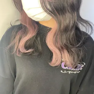 セミロング カラー 韓国ヘア特化 💟 ララア 💟のヘアスタイル