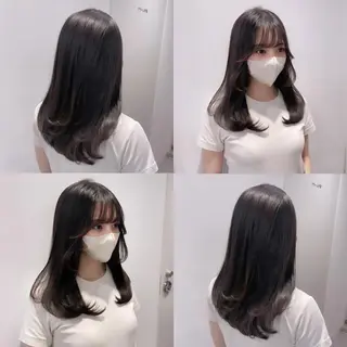 セミロング 銀座／レイヤーカット 🤍内野すみれのヘアスタイル