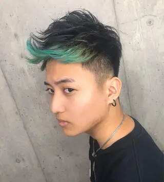 ヘアアレンジ メンズ メンズブリーチカラー /パーマ ごーた立川のヘアスタイル