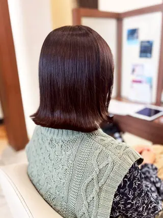 ミディアム nao*c北大和店 スタイリスト担当のヘアスタイル