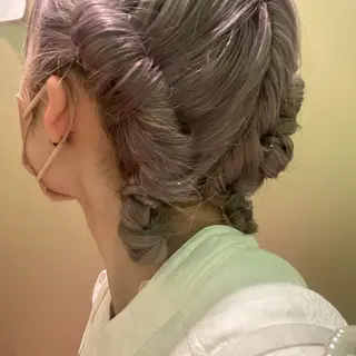 ミディアム MiRI💜地毛級 エクステ✖似合わせ技のヘアスタイル