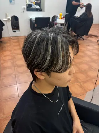 カラー メンズ メンズ/メッシュ ‪‪/セット/aoiのヘアスタイル