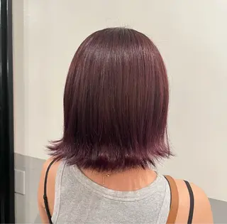 カラー ブリーチカラー×艶 🍨mihoのヘアスタイル