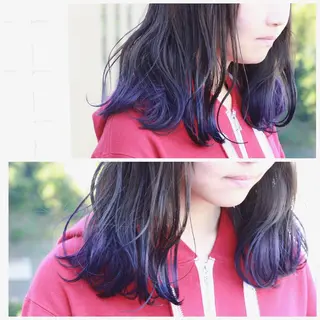 ミディアム カラー Viage （ビアージュ）のヘアスタイル