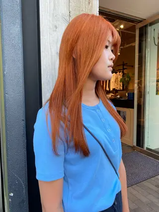 ロング sea's所属・ヒラカホ/矢場町/ ブリーチ/似合わせのヘアスタイル