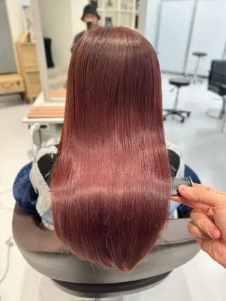 ロング 会田有紀 /切りっぱなしボブのヘアスタイル