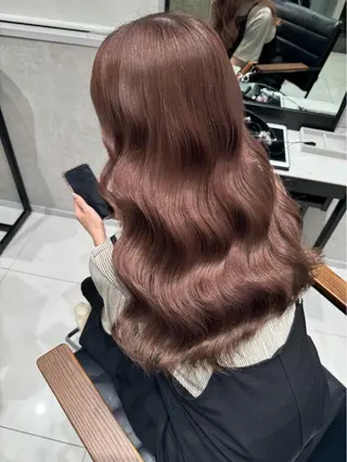 ロング カラー 透明感モテカラー🎀 ／𝐦𝐨𝐞のヘアスタイル