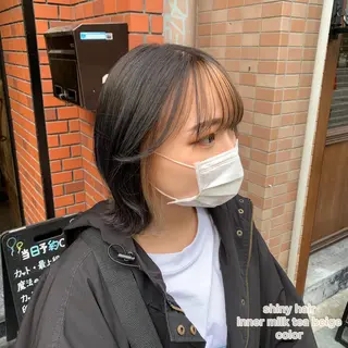 カラー 艶髪レイヤー上田 紗也🇰🇷💗のヘアスタイル