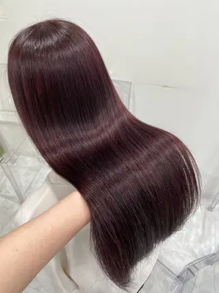 ロング カラー 中韓レイヤー/ ブラウン🤎はやとのヘアスタイル