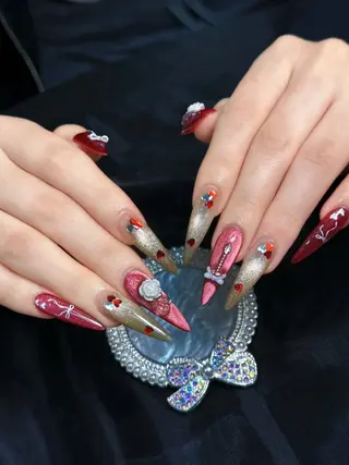 ロング Bibi beauty spa Osaka所属・Chann Channのネイルデザイン