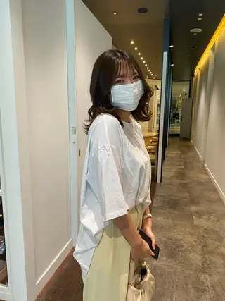 ミディアム カラー CURIO/南船場 /RIN💈🍎のヘアスタイル