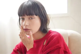 ミディアム re; みおのヘアスタイル