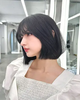 ショート 韓国顔まわり/前髪 /レイヤー/いつきのヘアスタイル