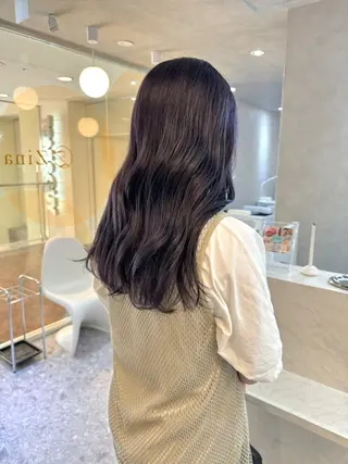 セミロング カラー 韓国ヘア🇰🇷/ 顔周り/松田光里のヘアスタイル