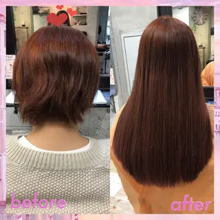 ロング カラー パーマ ヘアアレンジ メンズ 八巻 晴香のヘアスタイル