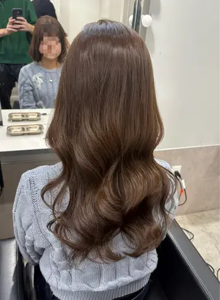 ロング カラー 韓国レイヤー🇰🇷 福澤　和嗣のヘアスタイル