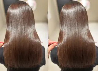 カラー ロング 縮毛矯正リピート90 %超/髪質改善/井口のヘアスタイル