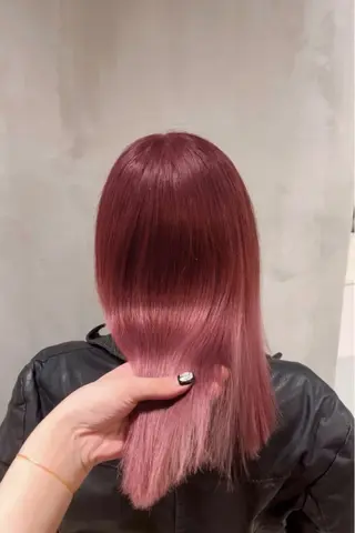 ミディアム 渋谷/ハイトーン/ プルエクステ/大和のヘアスタイル