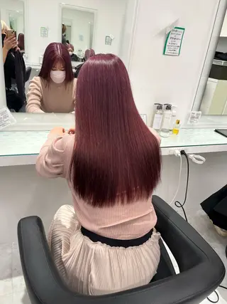 カラー ブリーチなし透明感 💗RYOTAのヘアスタイル