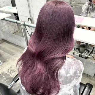 ロング カラー ヘアアレンジ 💗💗韓国レイヤー yu-ki💗💗のヘアスタイル