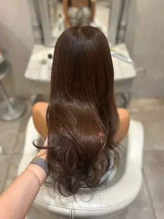 ロング zacc所属・汐折 幸莉のヘアスタイル