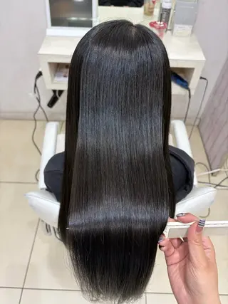 セミロング 【髪質改善カラー】 あむ·. ⟡ 🖤のヘアスタイル