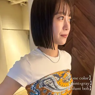 ミディアム カラー ⌇🌹透明感カラー 🌹ᴍᴇɢᴜᴍɪ ⌇のヘアスタイル