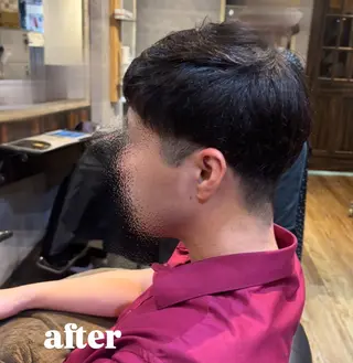 ショート メンズ 🌙透明感カラー／ 丁寧施術｜松本のヘアスタイル