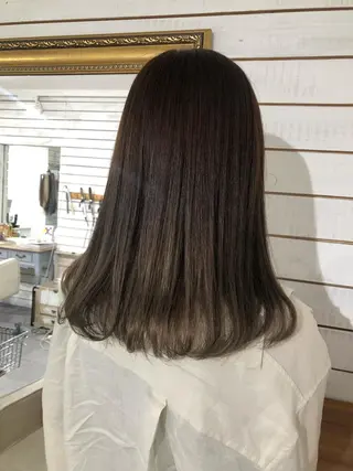 ミディアム カラー 🦋美髪／エクステ 🦋アベイクミのヘアスタイル