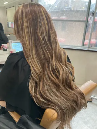 ロング カラー 🐈‍⬛Namie 🐈‍⬛のヘアスタイル