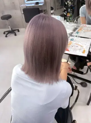 ロング カラー パーマ ヘアアレンジ メンズ キッズ 🍭HAYATO🍭 ボブ×ハイトーンのヘアスタイル