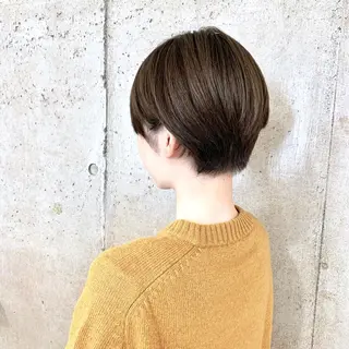 ショート カラー 二宮 早智子のヘアスタイル