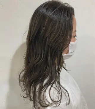 セミロング ブリーチ/アレンジ 天満/chihiroのヘアスタイル