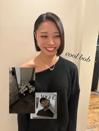 ショート 【ボブ.髪質改善. カラー】midoのヘアスタイル