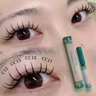 マツエク・マツパ Mercury Curl 田口真奈のマツエク・マツパデザイン