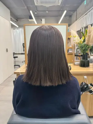 カラー うるツヤカラー💖 なるみももかのヘアスタイル