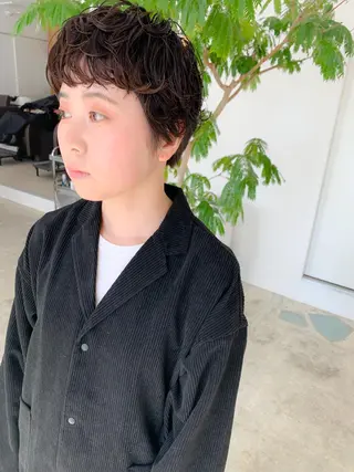 ショート パーマ SALOWIN 名古屋所属・パーマ特化美容師 /丹羽舜太のヘアスタイル