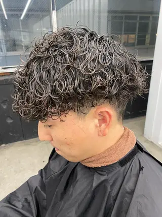 ショート パーマ メンズ ［似合わせヘア］ ✂︎OGURO✂︎のヘアスタイル