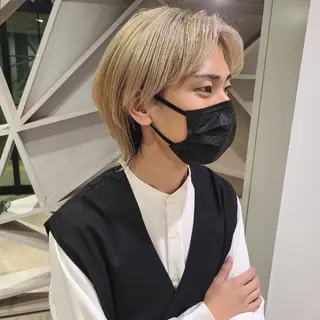 メンズ 佐々木 美玖のヘアスタイル