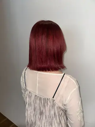 ミディアム カラー 塩澤 榛奈のヘアスタイル