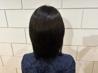 ミディアム カラー 土屋 梓咲のヘアスタイル