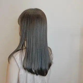 セミロング カラー 落合 美穂のヘアスタイル