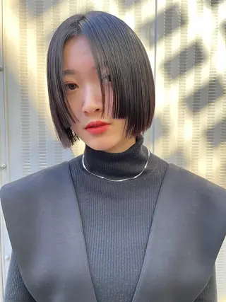 ショート カラー 斎藤祐樹 /レイヤー/パーマのヘアスタイル