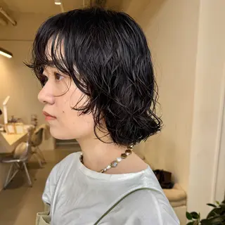ショート パーマ kvell by urban.所属・ショート・ボブ ・ウルフ✂︎IMAIのヘアスタイル