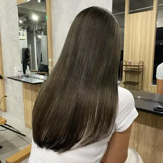 ロング カラー ヘアアレンジ 韓国レイヤー/ 顔周り💕田中将吾のヘアスタイル